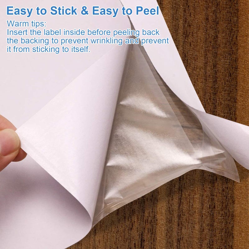 سي جيه باك 4.5 بوصة × 5.5 بوصة، 200 عبوة من مغلفات قوائم التعبئة، أكمام ملصقات الشحن من SJPACK، أكياس ملصقات الشحن، أكياس بريدية شفافة لاصقة ذات تحميل علوي لقوائم التعبئة الخاصة بالفواتير وملصقات الشحن - Image 5